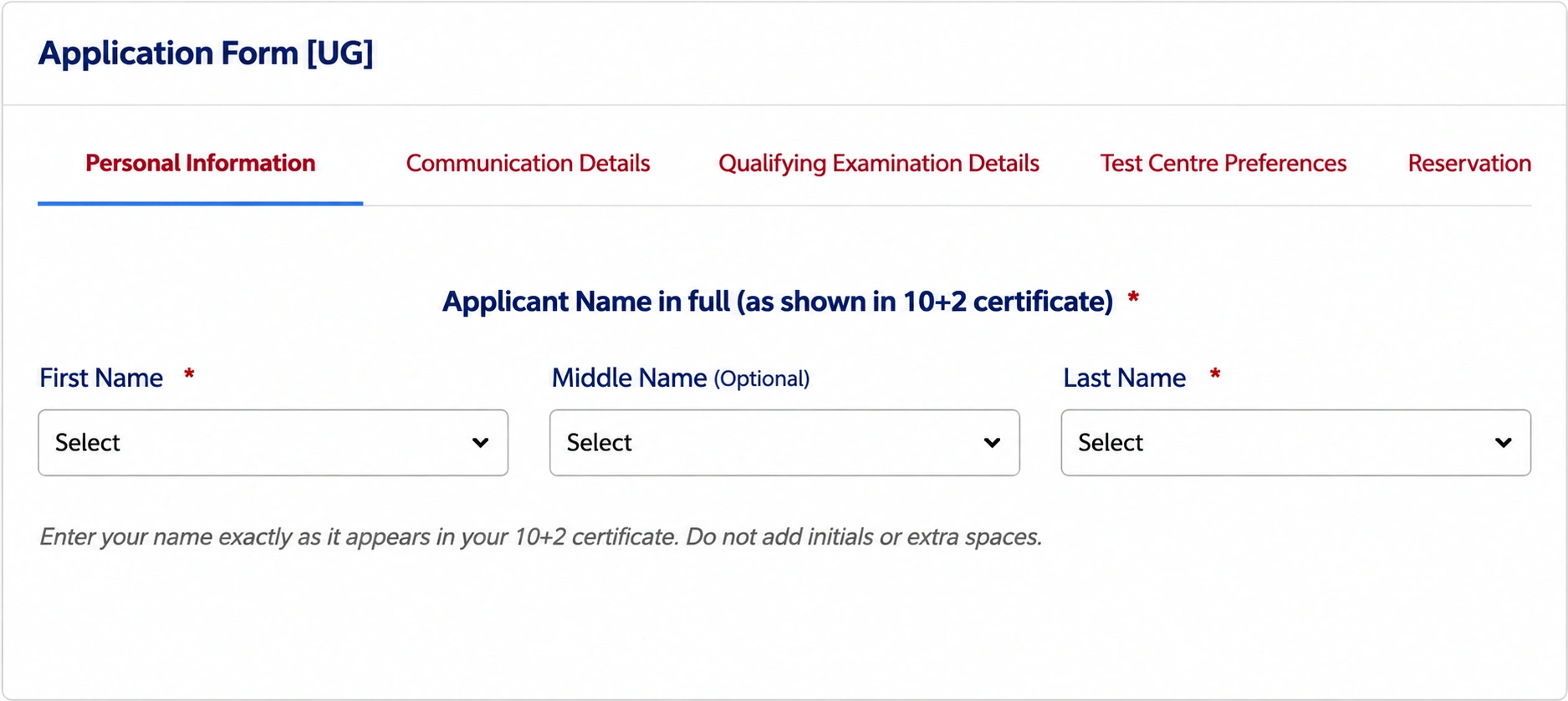 CLAT Exam Center Prefrence