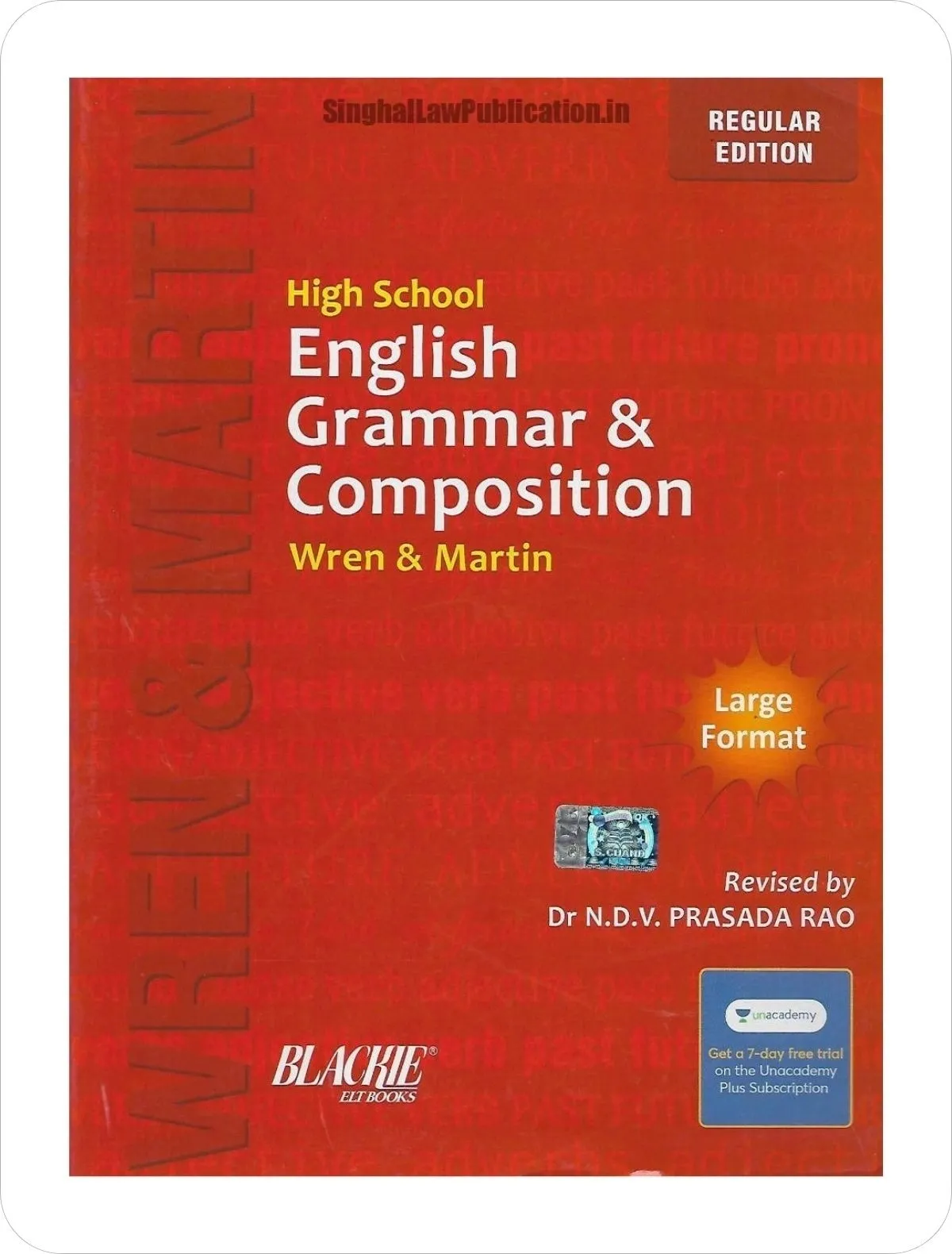 High School English Grammar & Composition by Wren & Martin