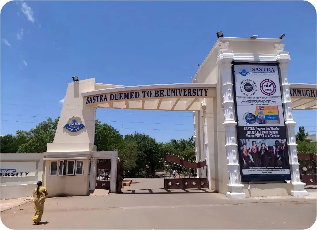  Sastra Deemed University Thanjavur