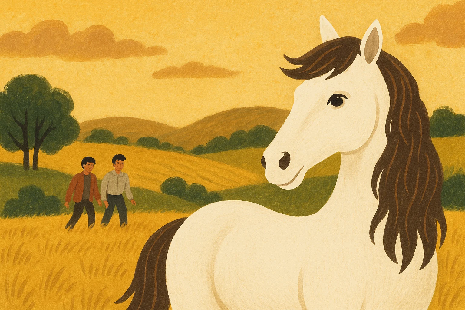 white horse